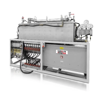 Continuous heat treatment: carbon fibres